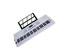 Musical Keyboard Professional Controller Electronic Piano Music Synthesizer Digital 61 Keys Organ Instruments (Color : White)