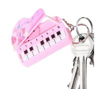 Musical Keychain: Keyboard Piano Token, Modern & Durable Design | Decorative Lightweight Travel Luggage Holder, Bag, School Supplies, Sound Inspired Design, Compact & D