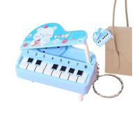 Musical Keyring | Musical Piano Keyboard | Portable Piano Keyboard Music Decoration of for Backpacks for Backpacks Delicious Piano Pendant Keychain. Small and Lightweight, is C