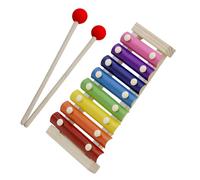 Musical Learning Tool 8 Tone Wood Xylophone with Bright Colorful Keys Suitable for Toddler and Adults Various Ages Preschool Rhythm Instruments