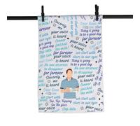 Musical Lover Gift Musical Quotes Dish Kitchen Towel for Theater Fan Housewarming Gift (DearTowel)