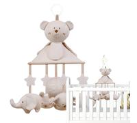Musical Mobile for Nativity Scene - Relaxing Sound Waves and Singing Machine, Stroller Attachment | Colorful Nursery Decoration Sensory Toy Rotating Approx