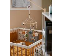 Musical Mobile, Mini Zoo beige light solid with design
