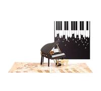 Musical Moments 3D Pop Up Piano Greeting Card