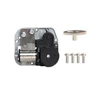 Musical Movement Set Hand Crank/Windup Model Precise Musical Movements Part with Screws Hand Crank Music Box