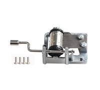 Musical Movement Set Hand Crank/Windup Model Precise Musical Movements Part with Screws Windup Music Box