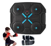 Musical Music Boxing Trainer - 12.6x11.02x2.17inches 700g Exercise Device, Half-Finger Gloves | Electronic Wall Target For Rhythmic Combat Practice Sports Present Adults Kids Fun Coordination