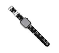 Musical Note Music Silicone Watch Strap 38mm 40mm 42mm 44mm Quick Release Compatible with IWatch Series 10 9 Ultra 8 7 6 5 4 3 2 1 SE