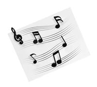 Musical Note Refrigerator Magnets & Piano Clef Memo Holders - Creative Whiteboard Decor For Sticky Notes & Photos
