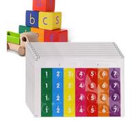 Musical Note Stickers - Self-adhesive Musical Notes Stickers for Wind Instrument, Educational Material for Musical Instruments, 8 Notation Stickers for Young Students