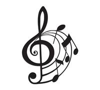 Musical Note Wall Art,Beautiful Music Notes Wall Decor - Music Notes Decor For Home, Indoor Outdoor, Lover Of Music, Enhances Living Room