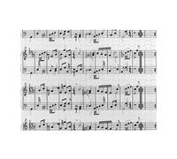 Musical Notes On The Clef,500 Pieces Puzzles for Adults-Wooden Jigsaw Puzzle for Adults Elderly