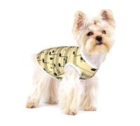 Musical Notes Pet Dog T-Shirt Dogs Cats Cotton Sleeveless Vest Pet Apparel T Shirts Suitable For Small Pets