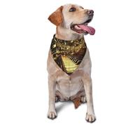 Musical Notes Piano Printed Graphic Pet Triangle Scarf For Dogs & Cats, Adjustable Cute Pet Bandana For & Photo Shoots