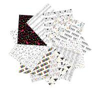 Musical Notes Scrapbook Paper,24 Sheets Music Themed Pattern Paper Double-Sided Decorative Craft Papers for Art Craft DIY Card Making, Scrapbooking Supplies 12" x 12"