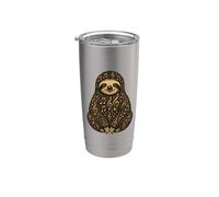 Musical Notes Sloth Music Musician Stainless Steel Insulated Tumbler