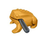 Musical Percussion Instrument | 3D Printed Frog Design Music Decoration with Mallet - Croaking Frog Instrument - for Living Room Bedroom Garden Backyard Patio Home Camping