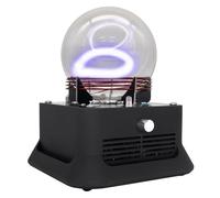 Musical Plasma Ring Exciters, Glass Glow Device, Compatible Glass Ball Outer Diameter 9cm/13cm, Plasma Ball Lamp W/Music Players, Science Educational(9cm)