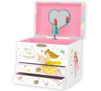 Musical Princess Jewellery Box for Girls - Childrens Music Box, Princess Gifts for Girls, Princess Toys, 17.1 x 13.3 x 15.2 cm