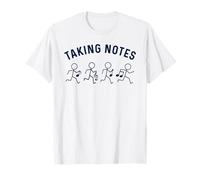 Musical Pun Joke Musician Taking Notes Funny Music Teacher T-Shirt