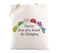 Musical Queen Crown Tote Bag Musical Lover Theatre Fan Shoulder Bag Musical Merchandise, Music Bag