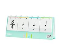 Musical Rhythm Cards for Beginners - Rhythm Cards for Music Lessons, Piano Music Note Practice Cards for Children, Aid for Learning Musical Rhythms