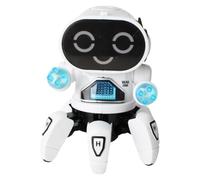 Musical Robot Toy for - Interactive Robot Polyp with Six Claws s Flashing LED Lights and Motion Sensor | Dances Educational Companion Music for Babies