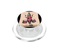 Musical Rocket Costume for Drums and Music Lovers PopSockets PopGrip for MagSafe