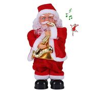 Musical Santa Claus,Dancing and Singing Play Saxophone Santa Claus Doll Tree ornaments Funny Christmas Decor