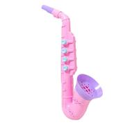 Musical Simulation - Realistic Saxophone Horn, Educational Wind Pipe, Melodic Fingerboard Frame, Advanced Acoustic Learning , Nursery Play Equipment, Small Golden Hardware
