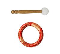 Musical Singing Bowl Accessory Set Singing Bowl Stand with Strong Base and Comfortable Mallets for Base & Mallets