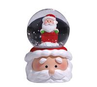 Musical Snow Globe，Rotating Crystal Ball Music Box Automatic Snowfall Colorful Lights Snow Globe Christmas Decoration Night Light Decor for Family Friends (Old Man)