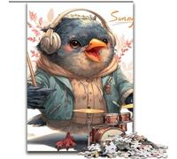 Musical Sparrow Adult Jigsaws 1000 Pieces Difficult, for Educational Game Challenge Toy Birthday Present, Gifts, Wall Art (26x38cm)