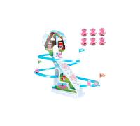 MUSICAL STAIR CLIMBING TOYS SLIDE TRACK LIGHT & MUSIC, PEPPA PIG