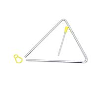 Musical Steel Triangle Percussion Instrument, Triangle Hand Percussion Rhythm Steel Triangles Musical Instrument Triangle Musical Instrument Triangles Hand Percussion for Adults (20.3cm/8in)