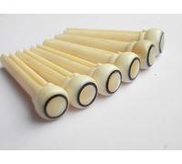MUSICAL STRING 6 pcs (1 set) Real Bone Acoustic Guitar Bridge Pins High Quality