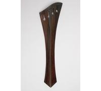 MUSICAL STRING MUSICAL STRING Violin Tailpiece 4/4 Rosewood Wood Harp Model Semi Hill Style 1 Pcs Small