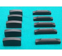 MUSICAL STRING NATURAL EBONY 4/4 VIOLIN SADDLE NUT 5 SET (5 nut and 5 saddle)
