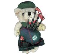 Musical Teddy Bear Davidson Clan Tartan Scottish Gift, Made in Scotland