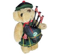 Musical Teddy Bear Farquharson Clan Tartan Scottish Gift, Made in Scotland