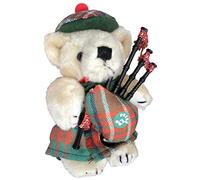 Musical Teddy Bear Wilson Clan Tartan Scottish Gift, Made in Scotland