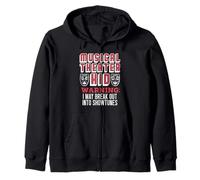 Musical Theater Kid Warning I Love Broadway Musical Theatre Zip Hoodie