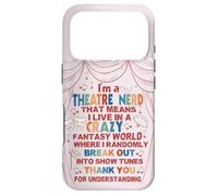 Musical Theater Lover Thespian Funny I'm a Theatre Nerd Case for iPhone 17 Pro