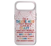 Musical Theater Lover Thespian Funny I'm a Theatre Nerd Case for iPhone Air