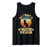 Musical Theatre All I Want My Cat & Theater Actor Broadway Tank Top
