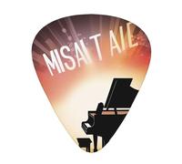 Musical Theatre Printed Guitar Picks 12-Piece Set - Comfortable, Versatile Plectrum for All Guitar Styles & Players