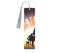 Musical Theatre Printed Metal Bookmarks M - Gray Lightweight Aluminium Book Marker for Books, Journals & Gifts, Ideal Book Lovers, Holiday Decor & Crafts