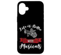 Musical Theatre Quotes Songs Show Singing Audition Case for iPhone 16 Plus