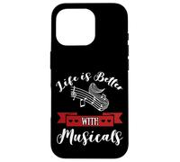 Musical Theatre Quotes Songs Show Singing Audition Case for iPhone 16 Pro