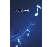 Musical Themed Notebook: Midnight Collection: A Beautiful Hardcover Lined Notebook for Music Lovers